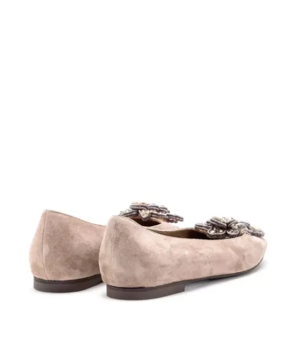 Zapatos Planos*Alma en Pena Comprar Bailarina Con Adorno De Flores