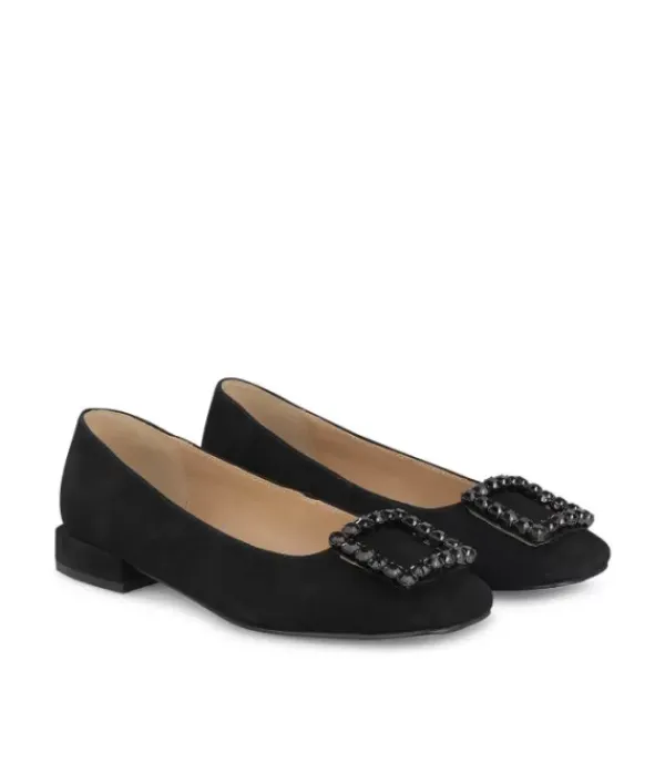 Zapatos Planos*Alma en Pena Comprar Bailarina Con Adorno Cuadrado