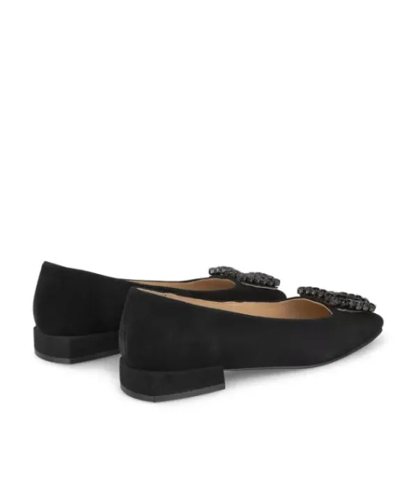 Zapatos Planos*Alma en Pena Comprar Bailarina Con Adorno Cuadrado
