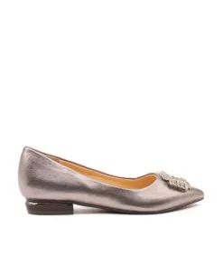 Zapatos Planos Azules*Alma en Pena Comprar Bailarina Con Broche De Pedreria