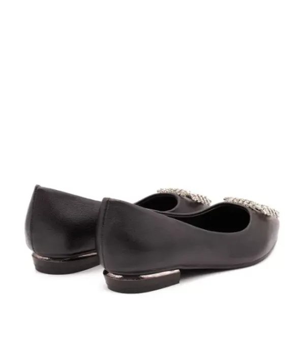 Zapatos Planos Azules*Alma en Pena Comprar Bailarina Con Broche De Pedreria