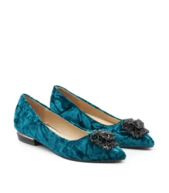Zapatos Planos Azules*Alma en Pena Comprar Bailarina Con Broche