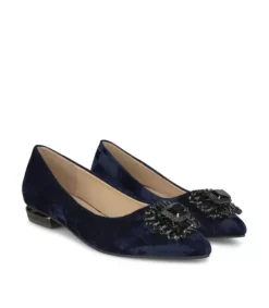 Zapatos Planos Azules*Alma en Pena Comprar Bailarina Con Broche