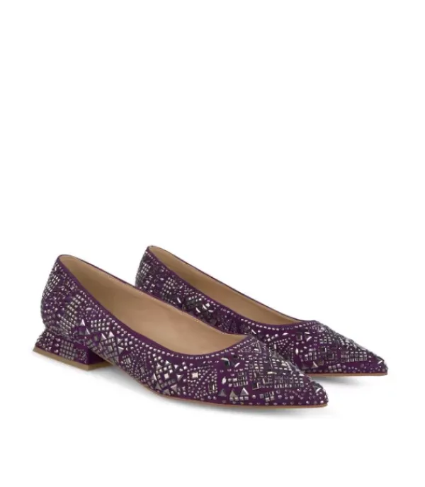 Zapatos Planos*Alma en Pena Comprar Bailarina Cubierta De Piedras