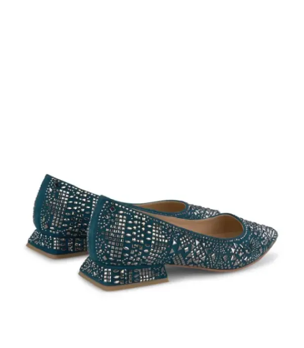 Zapatos Planos*Alma en Pena Comprar Bailarina Cubierta De Piedras