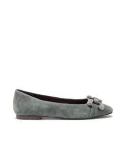 Zapatos Planos*Alma en Pena Comprar Bailarina De Piel Con Adorno