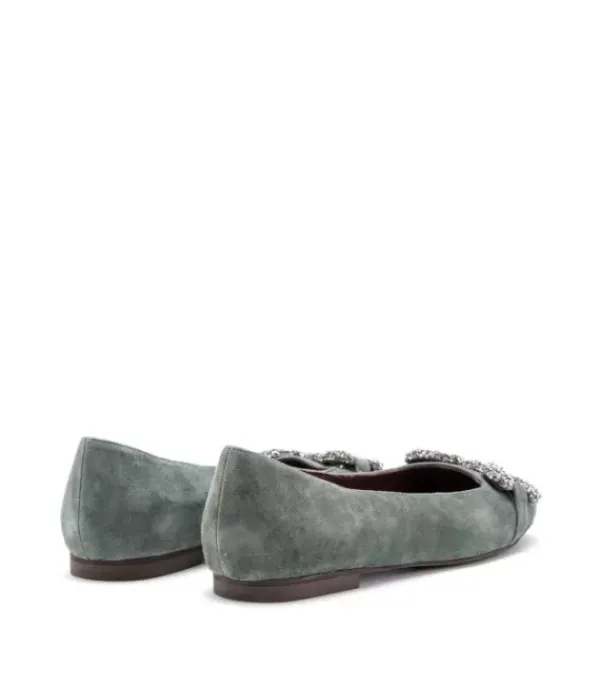 Zapatos Planos*Alma en Pena Comprar Bailarina De Piel Con Adorno