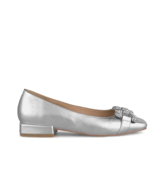 Zapatos Planos*Alma en Pena Comprar Bailarina De Piel Con Adorno