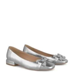 Zapatos Planos*Alma en Pena Comprar Bailarina De Piel Con Adorno