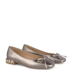 Zapatos Planos*Alma en Pena Comprar Bailarina De Piel Con Lazo