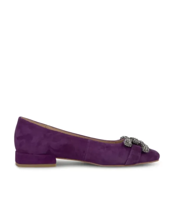 Zapatos Planos*Alma en Pena Comprar Bailarina De Piel Con Adorno