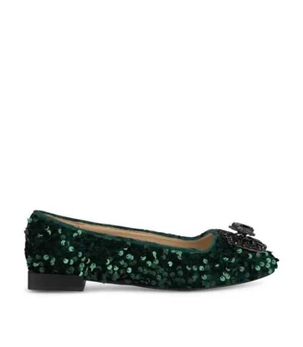 Zapatos Planos Azules*Alma en Pena Comprar Bailarina Lentejuelas