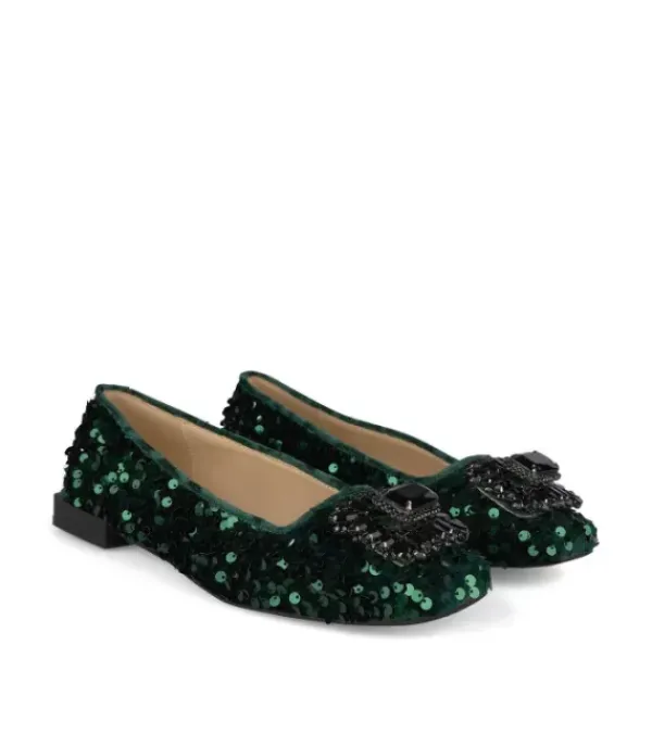 Zapatos Planos Azules*Alma en Pena Comprar Bailarina Lentejuelas