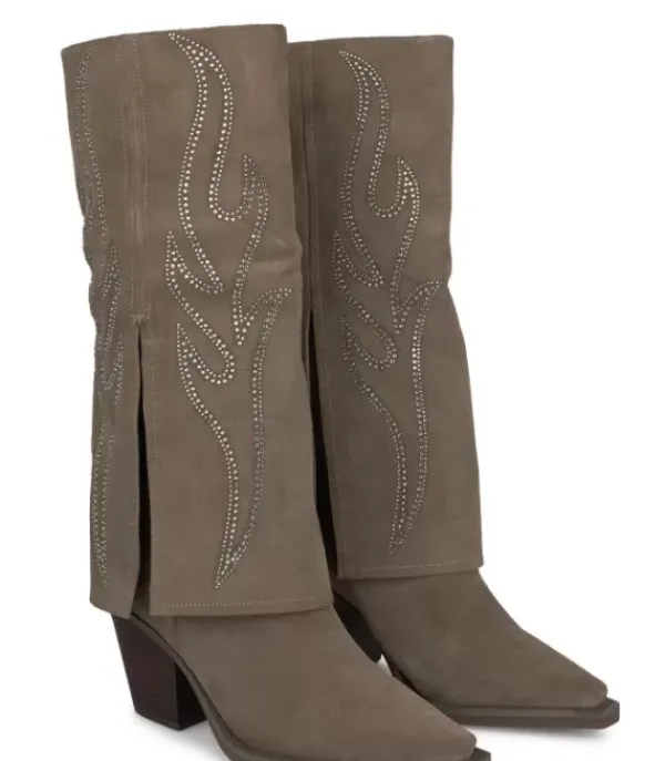 Botas Tacón*Alma en Pena Comprar Bota Adornada Con Llamas