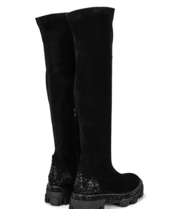 Botas Planas*Alma en Pena Comprar Bota Adorno Pedreria