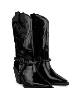 Botas Tacón*Alma en Pena Comprar Bota Con Broche De Pedreria