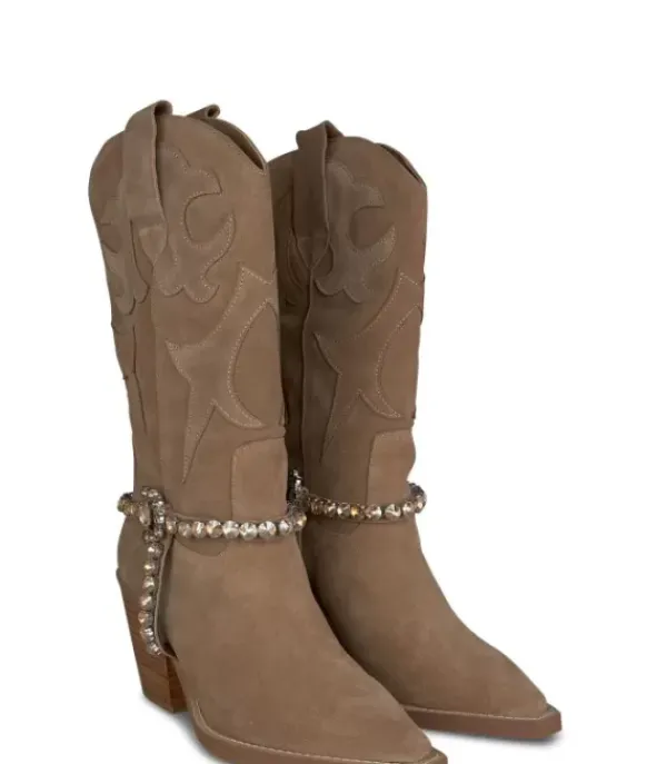 Botas Tacón*Alma en Pena Comprar Bota Con Broche De Pedreria