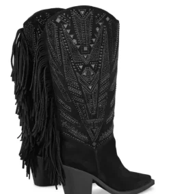 Botas Tacón*Alma en Pena Comprar Bota Con Flecos Traseros