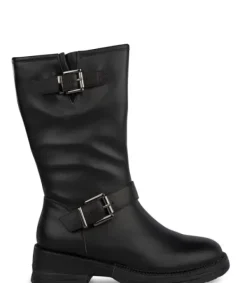 Botas Planas*Alma en Pena Comprar Bota Con Hebillas Laterales