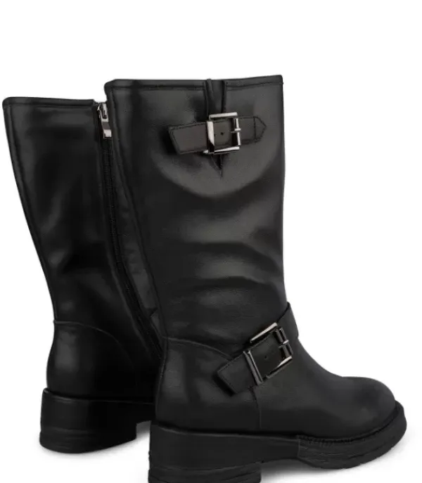 Botas Planas*Alma en Pena Comprar Bota Con Hebillas Laterales