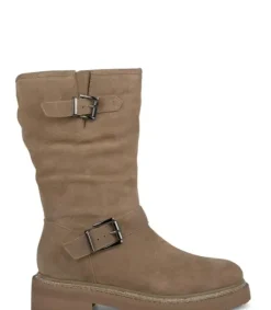 Botas Planas*Alma en Pena Comprar Bota Con Hebillas Piel