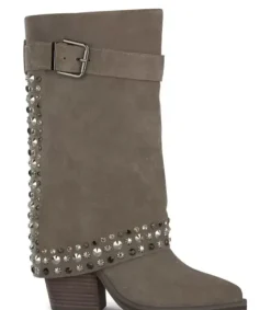 Botas Tacón*Alma en Pena Comprar Bota Con Tachuelas Y Hebilla