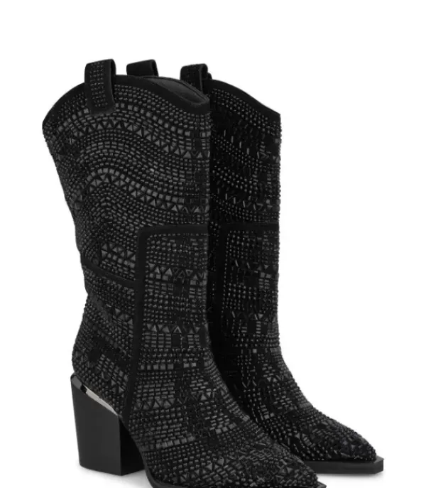 Botas Tacón*Alma en Pena Comprar Bota Cowboy De Pedreria
