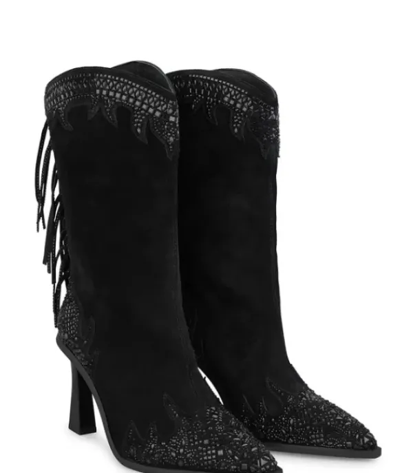 Botas Tacón*Alma en Pena Comprar Bota Flecos Traseros