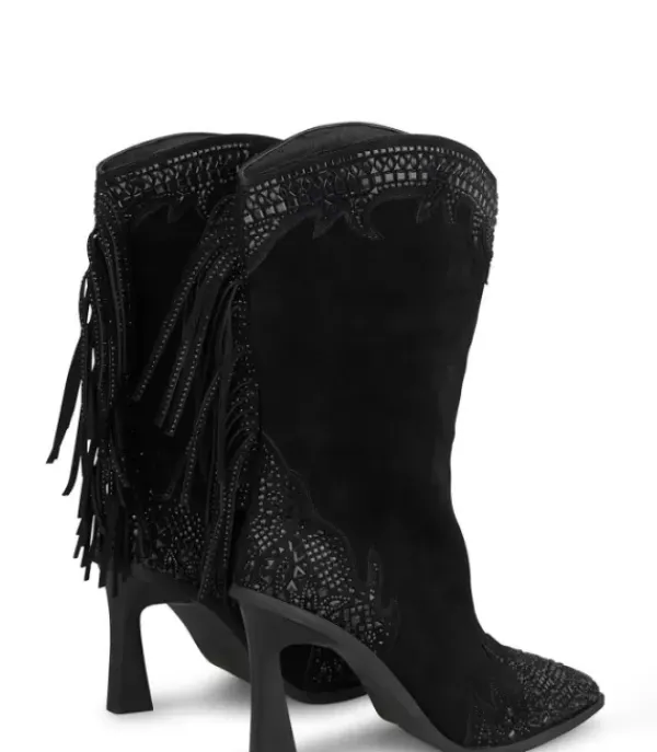 Botas Tacón*Alma en Pena Comprar Bota Flecos Traseros