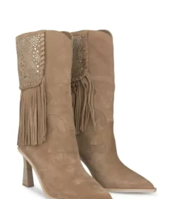 Botas Tacón*Alma en Pena Comprar Bota Pedreria Con Flecos