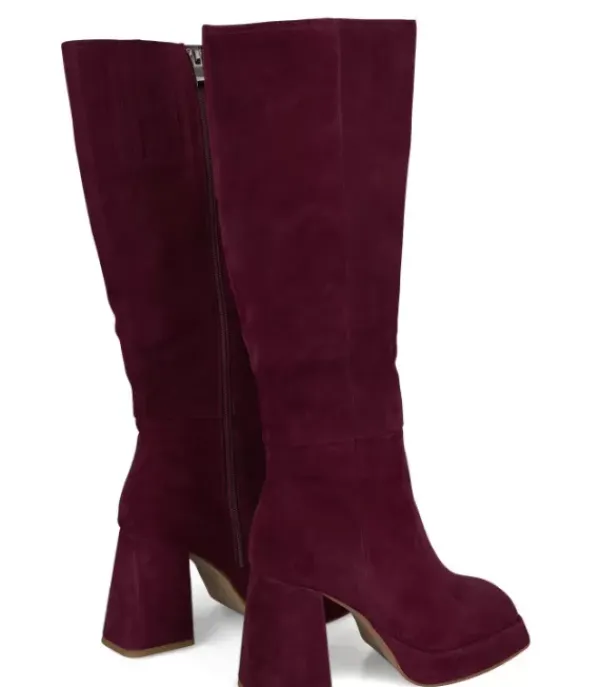 Botas Tacón*Alma en Pena Comprar Bota Piel Pierna Alta