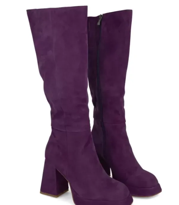 Botas Tacón*Alma en Pena Comprar Bota Piel Pierna Alta