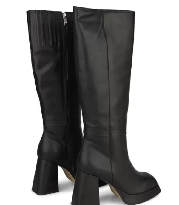 Botas Tacón*Alma en Pena Comprar Bota Piel Pierna Alta