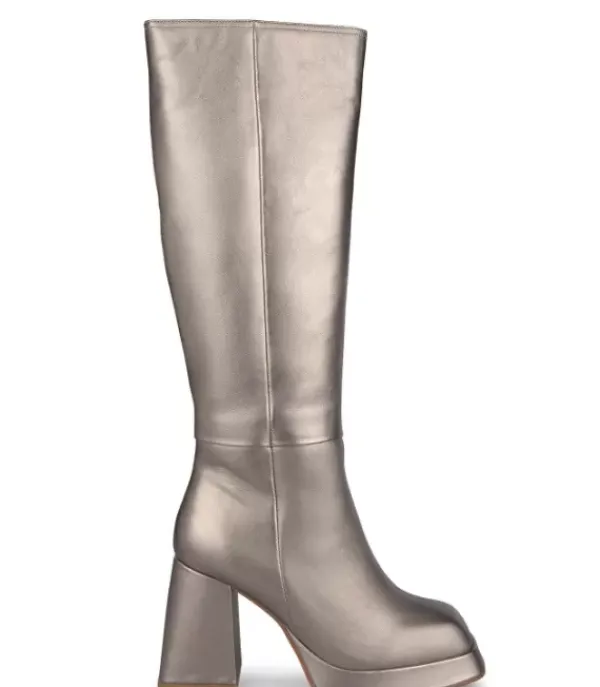 Botas Tacón*Alma en Pena Comprar Bota Piel Pierna Alta
