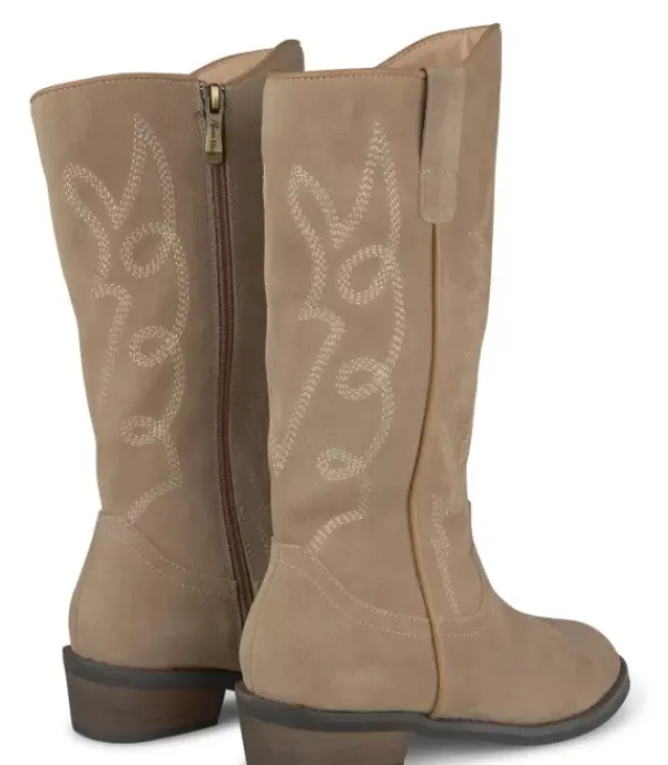 Botas Azules*Alma en Pena Comprar Bota Plana Con Bordado