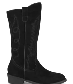 Botas Azules*Alma en Pena Comprar Bota Plana Con Bordado