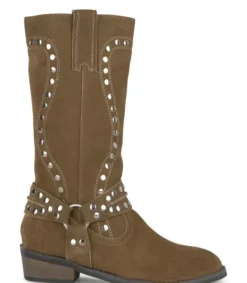 Botas Azules*Alma en Pena Comprar Bota Plana Con Tachuelas