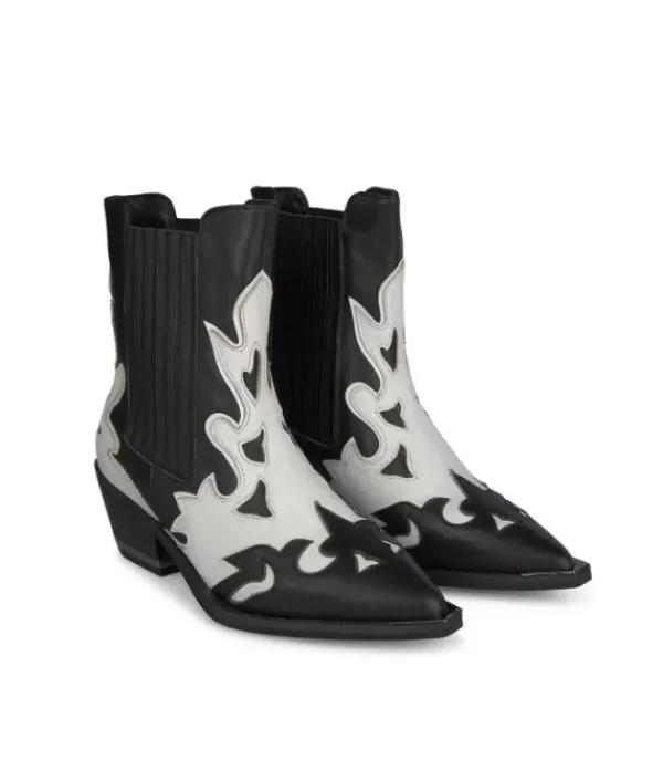 Botines Planos*Alma en Pena Comprar Botas Vaqueras Bordadas