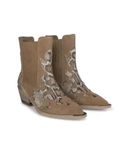 Botines Planos*Alma en Pena Comprar Botas Vaqueras Bordadas