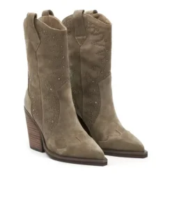 Botines Tacón*Alma en Pena Comprar Botas Vaqueras Con Tachuelas