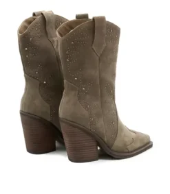 Botines Tacón*Alma en Pena Comprar Botas Vaqueras Con Tachuelas