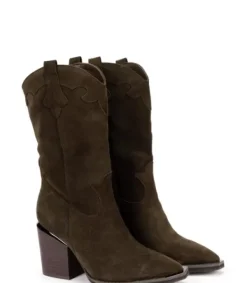 Botas Tacón*Alma en Pena Comprar Botas Vaqueras Lisas Con Tacón