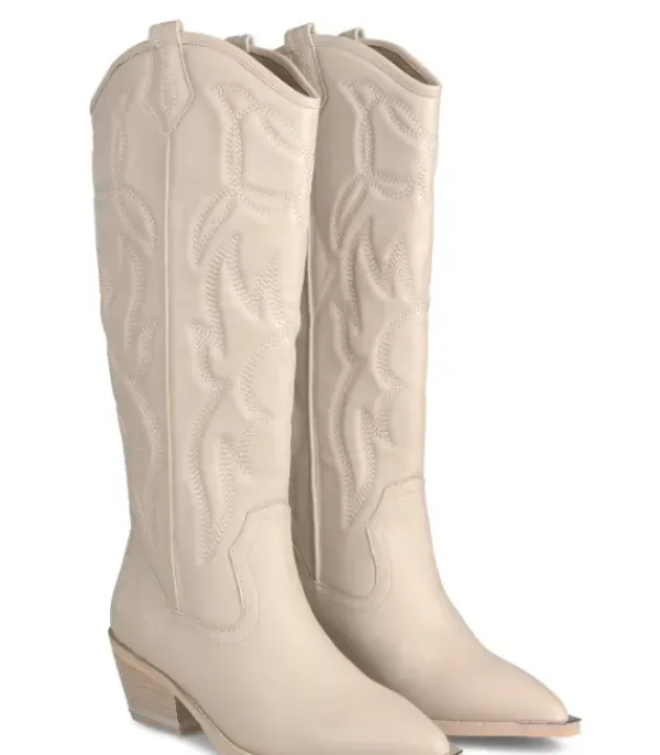 Botas Planas*Alma en Pena Comprar Bota Vaquera Con Bordado