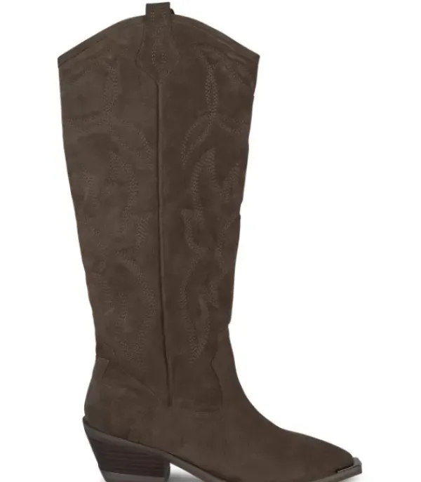 Botas Planas*Alma en Pena Comprar Bota Vaquera Con Bordado