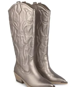 Botas Planas*Alma en Pena Comprar Bota Vaquera Con Bordado