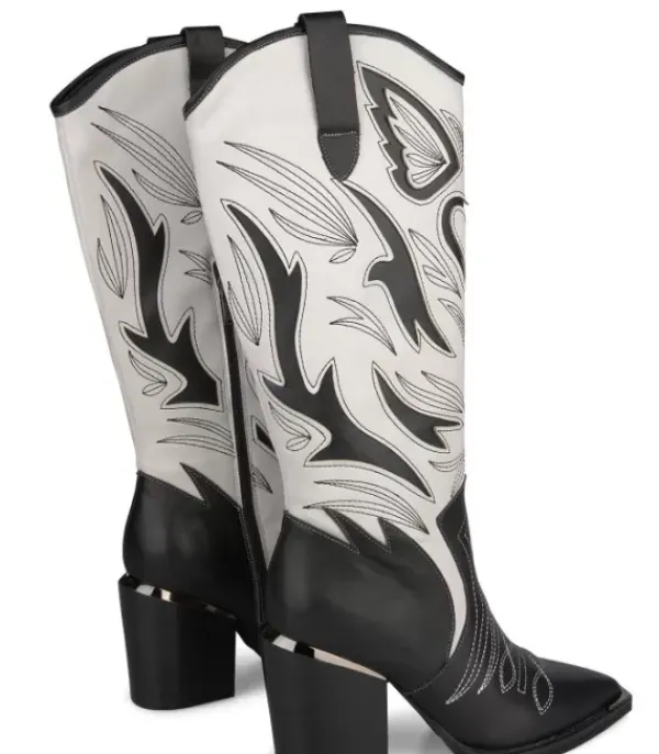 Botas Tacón*Alma en Pena Comprar Bota Vaquera Con Bordado