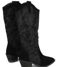 Botas Planas*Alma en Pena Comprar Bota Vaquera Con Pedreria