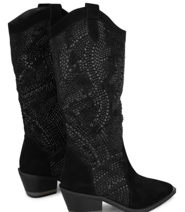 Botas Planas*Alma en Pena Comprar Bota Vaquera Con Pedreria