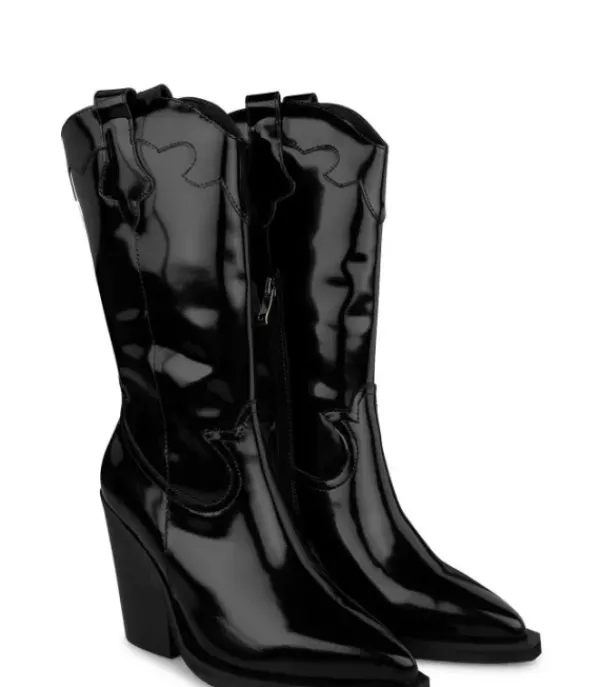 Botas Tacón*Alma en Pena Comprar Bota Vaquera De Piel