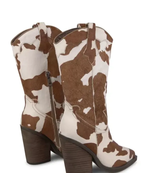 Botas Tacón*Alma en Pena Comprar Bota Vaquera De Piel